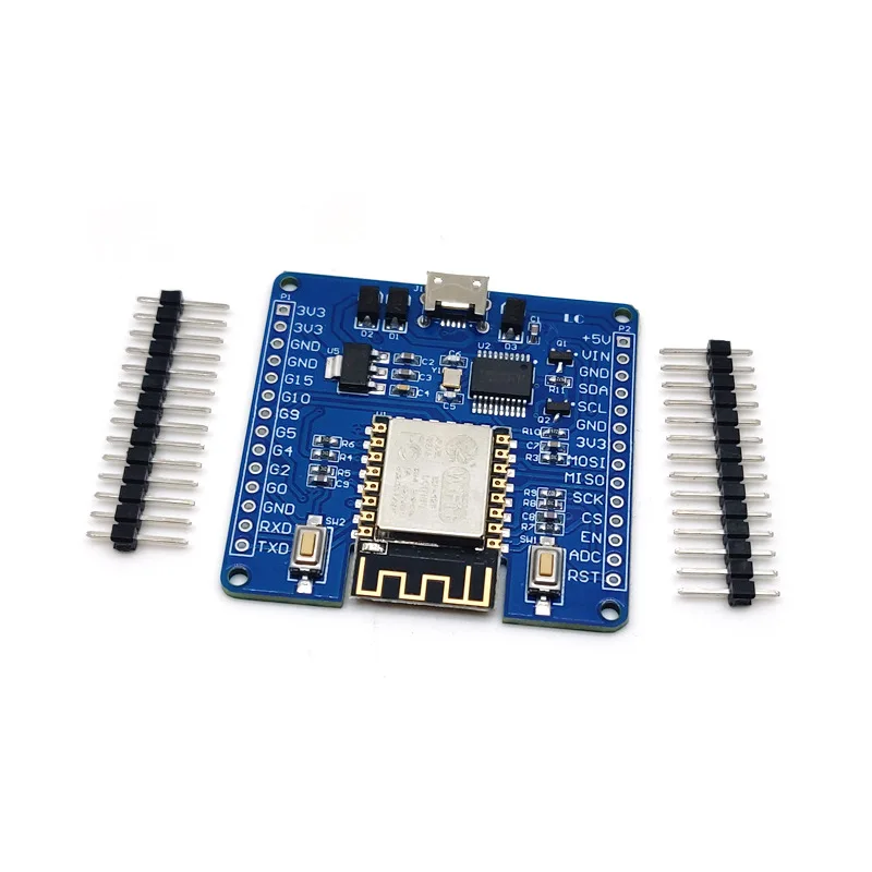 Программирование MicroPython макетная плата ESP8266 USB вход последовательный чип CH340