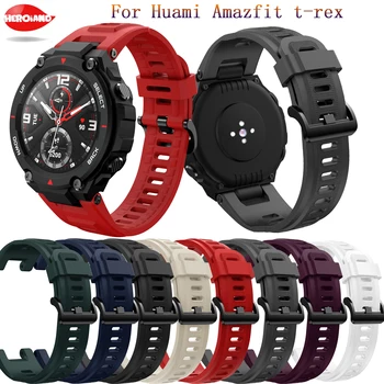 

Soft Silicone Bracelet Strap for Huami Amazfit T-REX Sport WatchBand Replacement Watchband for Xiaomi Huami Amazfit T rex Correa