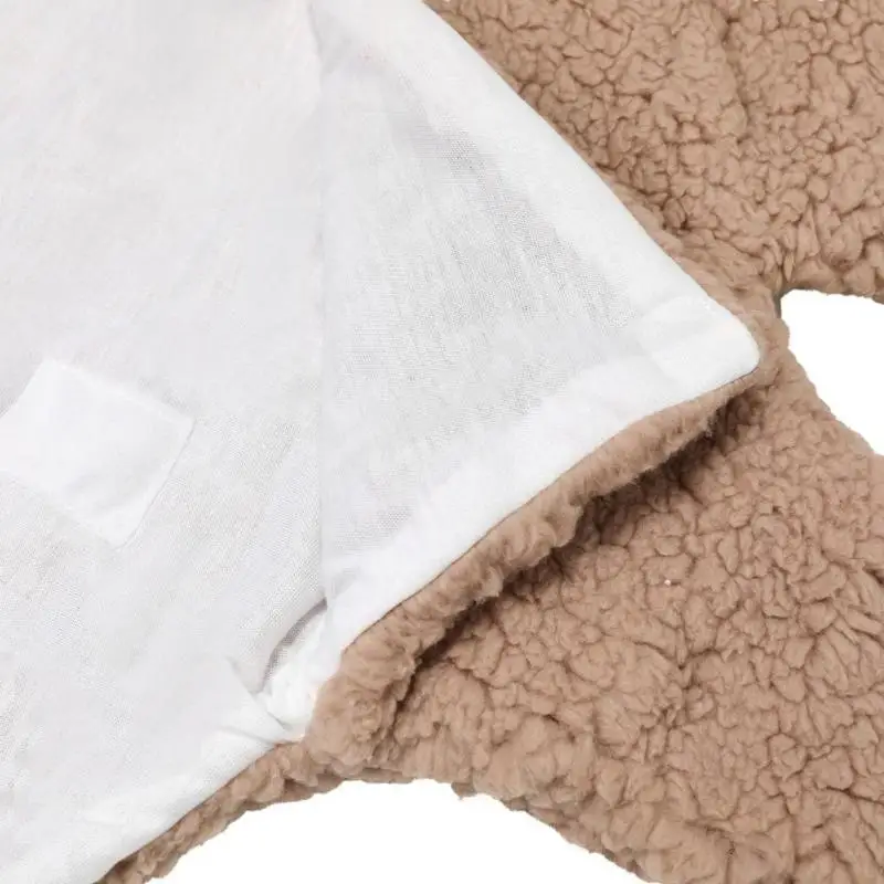 Детские спальные мешки для новорожденных зимняя коляска пеленать обертывание шерсть одеяло с ягненком посылка простая и удобная безопасность