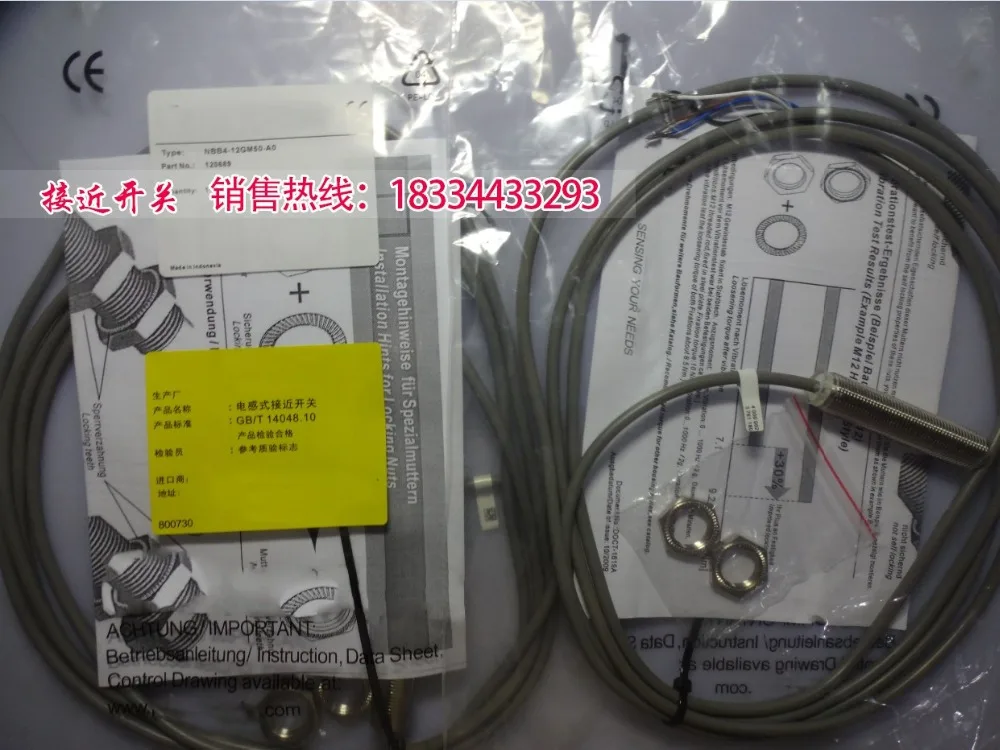 

In stock!!! NBB4-12GM50-A0 Proximity switch sensor Free Shipping
