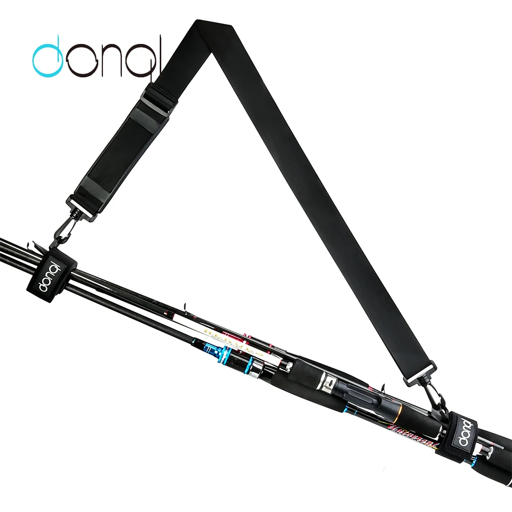 DONQL 1 Set Fishing Tools Rod Tie Strap Belt Multifunction Fishing Rod