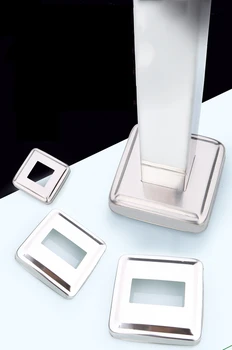 

Freeshipping 304# Square Thickness 0.3mm Newel Post, Rail & Wall Anchorage Decoration Canopy Canopies for Project