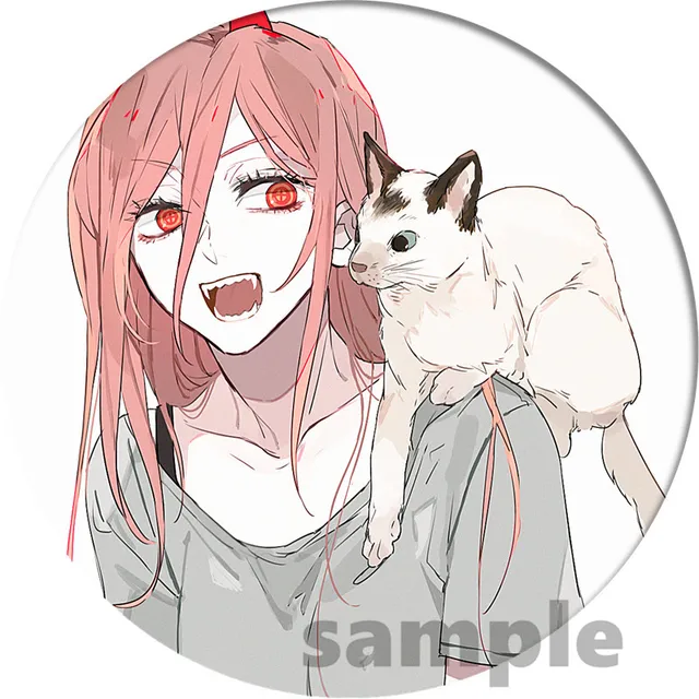 Anime Chainsaw Man Badge Makima Brooch Pin Cosplay Badges For Cloth Backpack Cosplay Anime Accessories 23