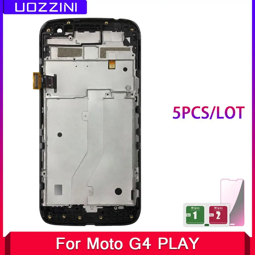 5 шт. ЖК-дисплей для Motorola G4 Play XT1601 XT1602 XT1603 XT1604 ЖК-кодирующий преобразователь