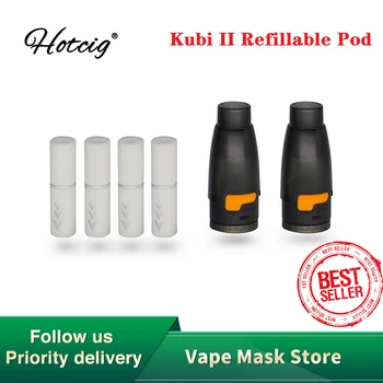 

Original Hotcig Kubi II Refillable Pod with Filter & 1.7ml Capacity Various Built-in Coils Fit Hotcig Kubi Refillable Pod Kit