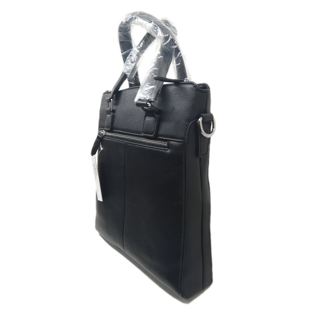 Мужские новые сумки из натуральной кожи, двойные сумки через плечо