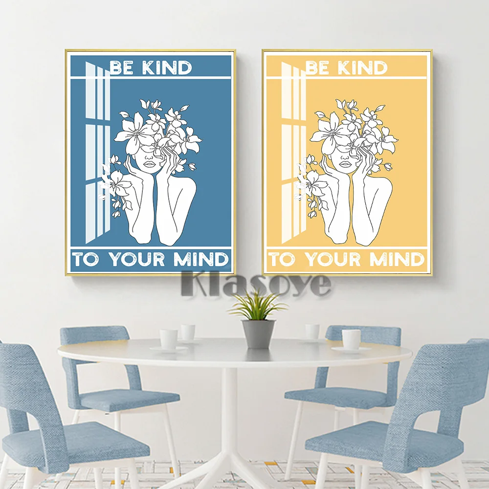 Line Art Modern Prints Gift Idea Poster Minimalist Wall Stickers Picture High Quality Living Room Home Decor Canvas Painting | Дом и сад