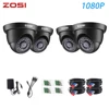 ZOSI 1080P TVI CCTV Video Surveillance Home Security Nightvision Waterproof Dome Camera for System DVR Kits 2MP 1