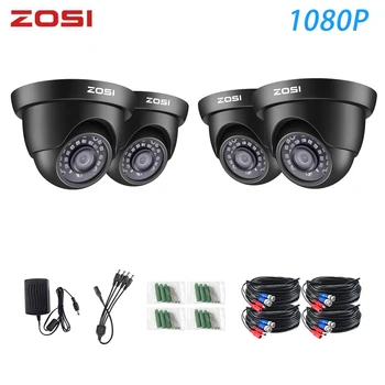 ZOSI 1080P TVI CCTV Video Surveillance Home Security Nightvision Waterproof Dome Camera for System DVR Kits 2MP 1