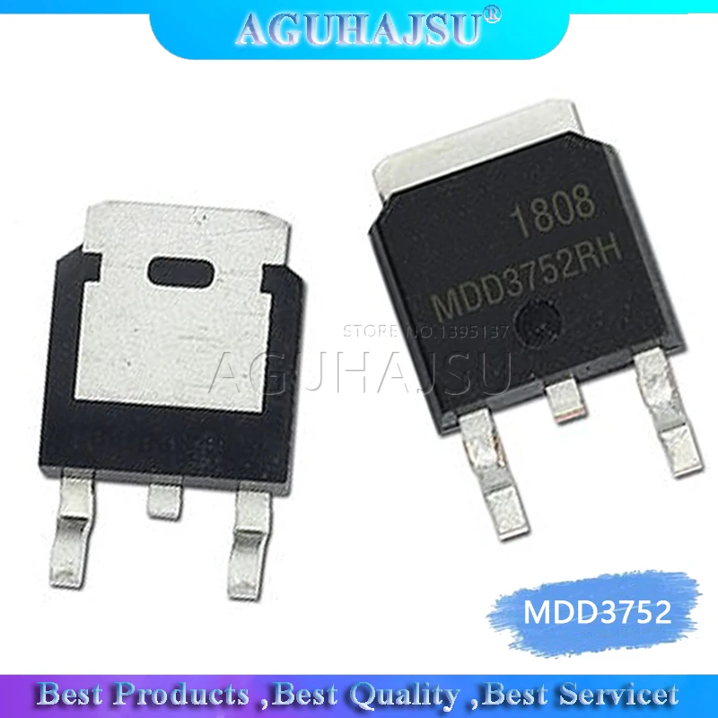 Транзистор с полевым эффектом MDD3752 -40V -43A TO-252 N-канальный MOS 10 шт. | Электронные