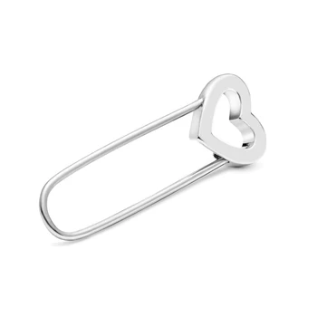 

Genuine 925 Sterling Silver Safety Pin Brooch Charm Beads for Jewelry Making Fits Pandora ME Bracelet bijoux 2020