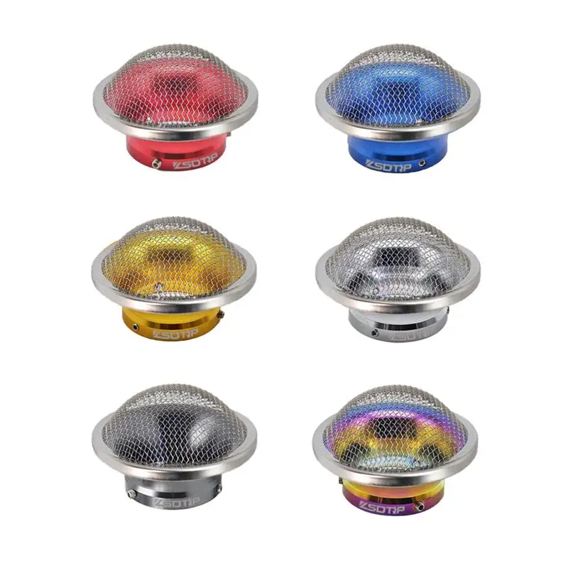 ZSDTRP Carburetor Motorcycle Carburetor Air Filter Cleaner 50mm Motorcycle Air Filter Wind Horn Cup Alloy Trumpet with Guaze For Keihin PWK21/24/26/28/30mm PE 28/30mm