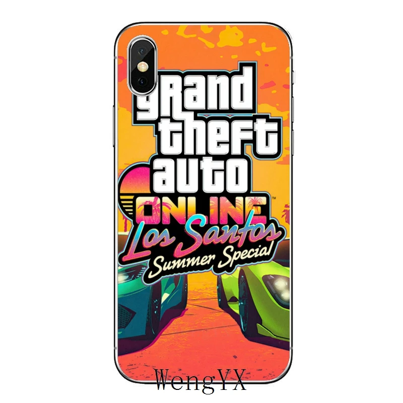 cute huawei phone cases GTA 5 Grand Theft Auto V Accessories Phone Case For Huawei P30 P20 Pro P10 P9 P8 Lite Y5 Y6 Y7 Y9 P Smart Plus 2018 2019 pu case for huawei Cases For Huawei