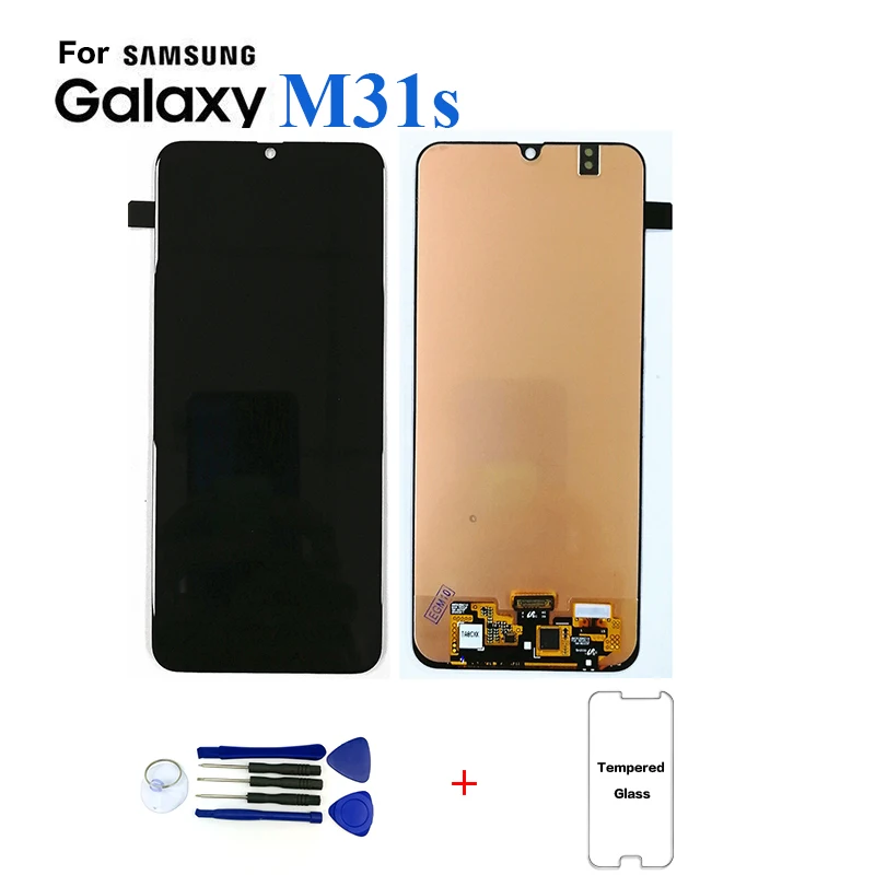 Сменный ЖК экран для Samsung M31s дигитайзер в сборе с сенсорной панелью|Экраны