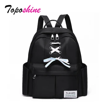 

2019 New Oxford Women Backpacks Fashion School Ladies School Backpacks Black Color Girls Backpacks for women Drop Shipping Bags