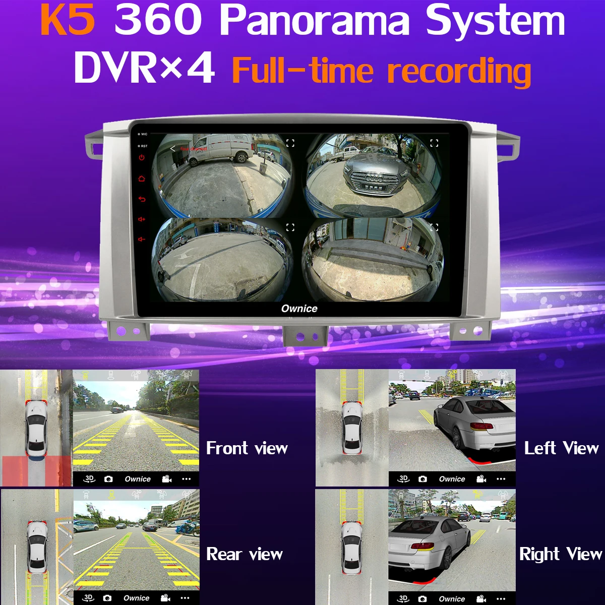 360 ° 4* AHD камера Android 9,0 8 ядерный 4G+ 64G gps радио CarPlay SPDIF DSP Автомобильный плеер для Toyota Land cruiser 100 GX VXR LC100