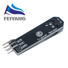 Linha infravermelha ir seguidor pista sensor tcrt5000 obstáculo evitanc para arduino 1 canal rastreamento módulo avr braço pic dc 5 v