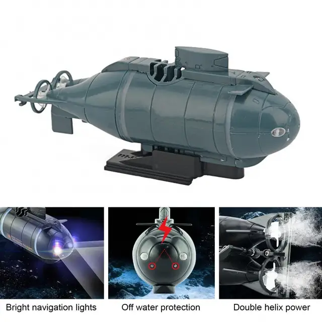 Mini RC Submarine Speed Boat 6 Channels Smart Electric Drone Model Toy Gift 4