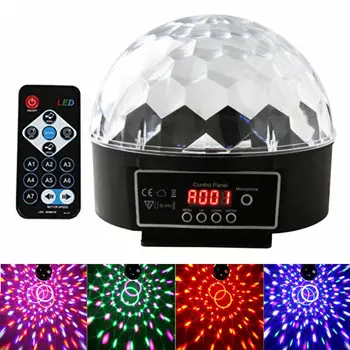 

Portable Voice Control RGB LED DJ Light Ball KTV Disco Party Stage Effect Lamp