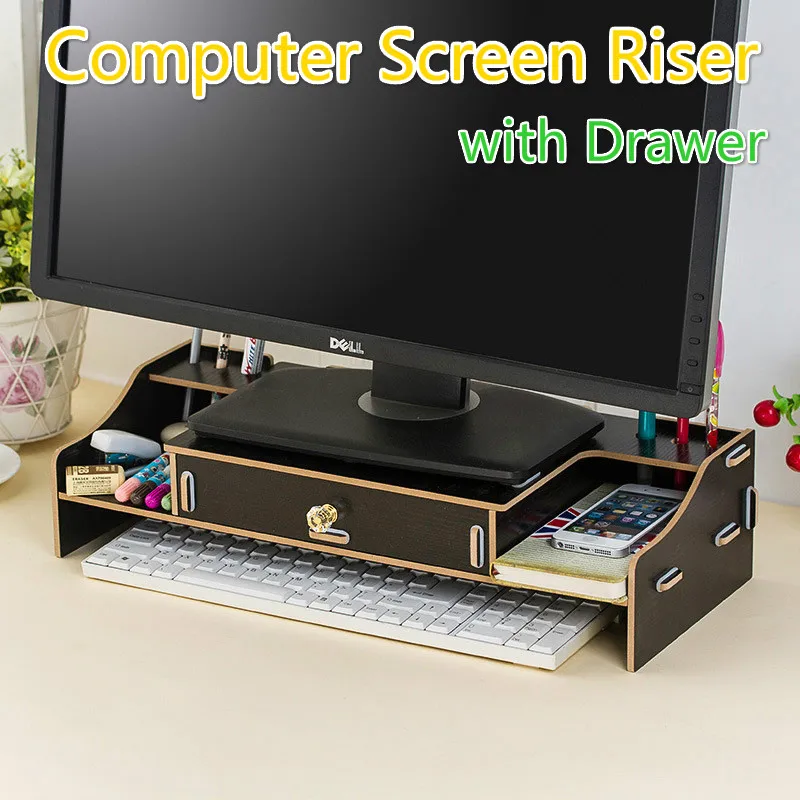 Сборная подставка для монитора компьютера деревянные подставки ноутбука сделай