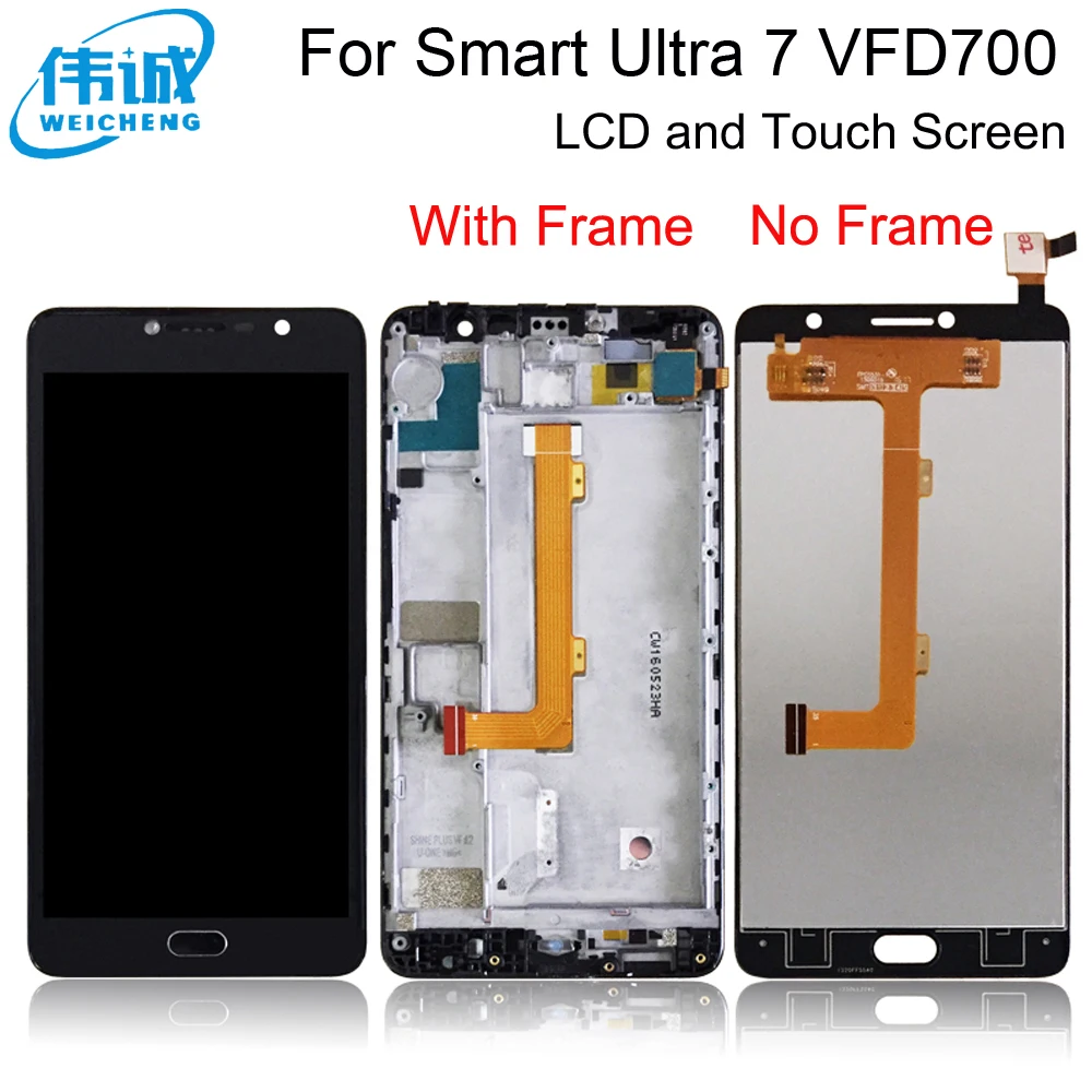 100% протестированный ЖК дисплей для Vodafone Smart VFD700 ultra 7 с сенсорным экраном и
