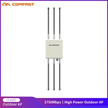 Preise Hohe Leistung Outdoor Wireless Router CPE 500mW 2,4G 450mbps + 5G 1300mbps Basis AP Dual 3 * 8dBi Antenne Im Freien Wifi AP