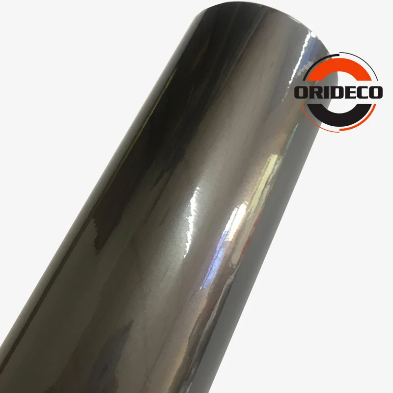 gray glossy metallic vinyl wraps car vinyl film