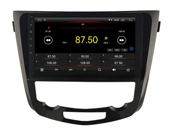 Perfect Car Android 9.0 Player for Nissan X-Trail Qashqai 16 tape recorder 4G Lte sim card Bluetooth GPS Radio Head Unit 2.5D IPS screen 4