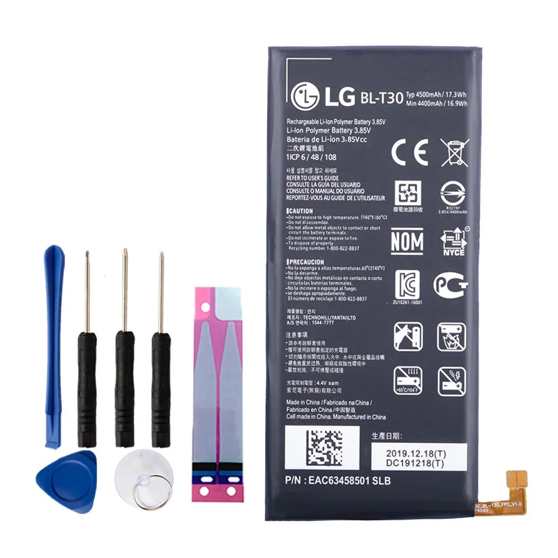 

Original BL-T30 Battery for LG X Power 2 II L64VL M320F M320N M322 L63BL K10 Power M320 M320DSN M320TV MLV7N