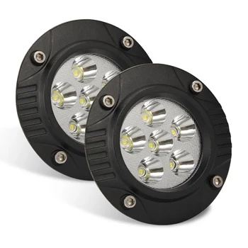 

2pcs 5" Inch 72W LED Work Light Bar Pods Flush Mount Combo Driving Lamps Driving Lamps LED Headlight Fog Light Bulbs
