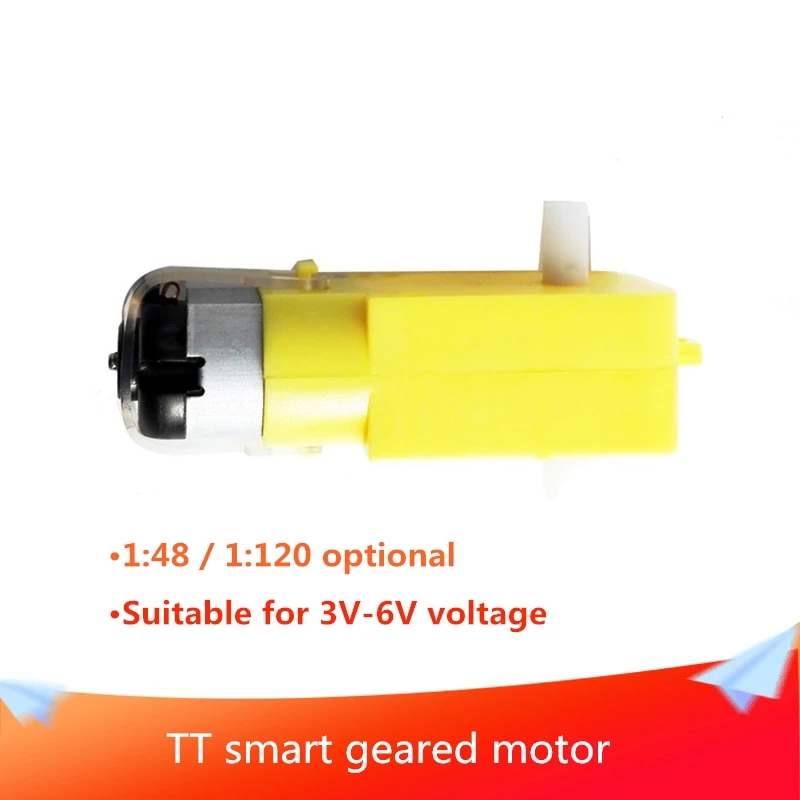 Мотор-редуктор TT Smart 1 шт. 1:48/1:120 мощный магнитный двигатель 6 В может сочетаться с