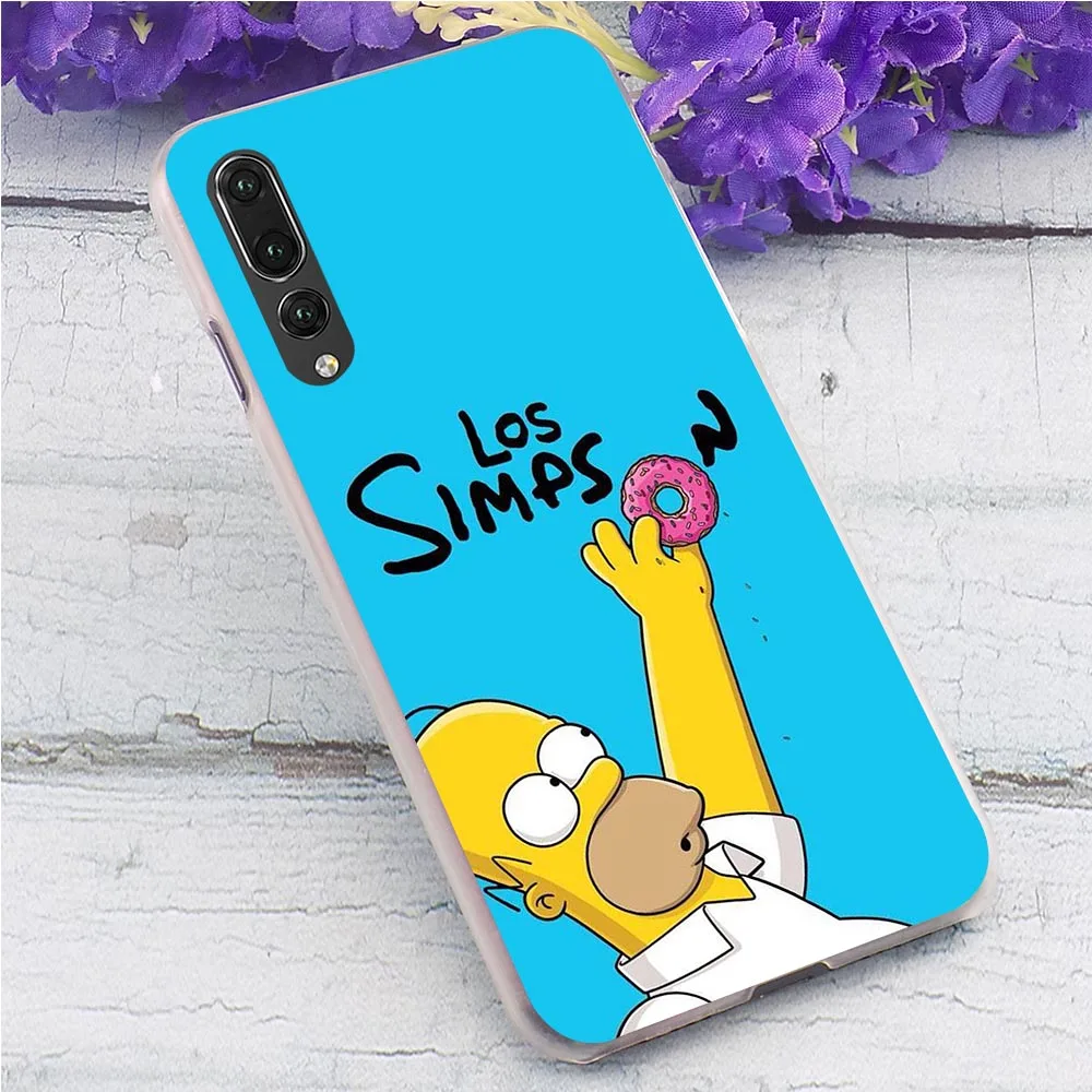 Чехол для телефона huawei mate 20 Cartton The Simpsons Case P9 Lite Mini/ P10 20 30 Lite Pro P Smart Z mate 10 Lite Pro