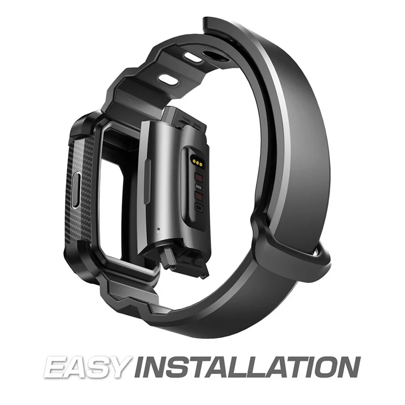 SUPCASE-UB  ߰ ̽ ð , Fitbit Charge 3/Fitbit Charge 4 , ü ո  ̽ (Ʈ )
