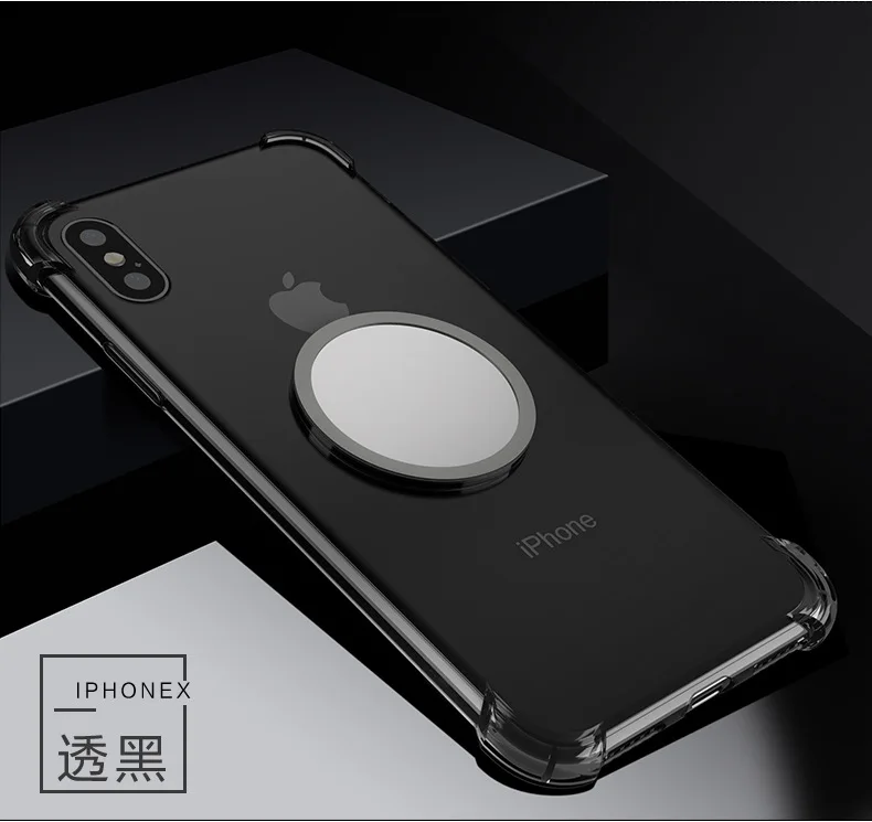 Полный защитный чехол для iPhone XR XS X Max 8 7 7plus 8plus Sofe TPU Магнитный зеркальный с