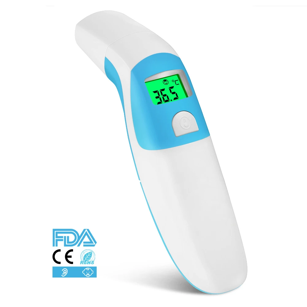 

3 In 1 Baby Forehead And Ear Infrared Thermometer With Fever Indicator Digital Temperature Monitor Baby Forehead Body Termometro