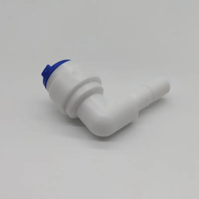 1/4 ''быстрое соединение 1/4'' OD PE штуцер трубы пластиковый RO воды локоть