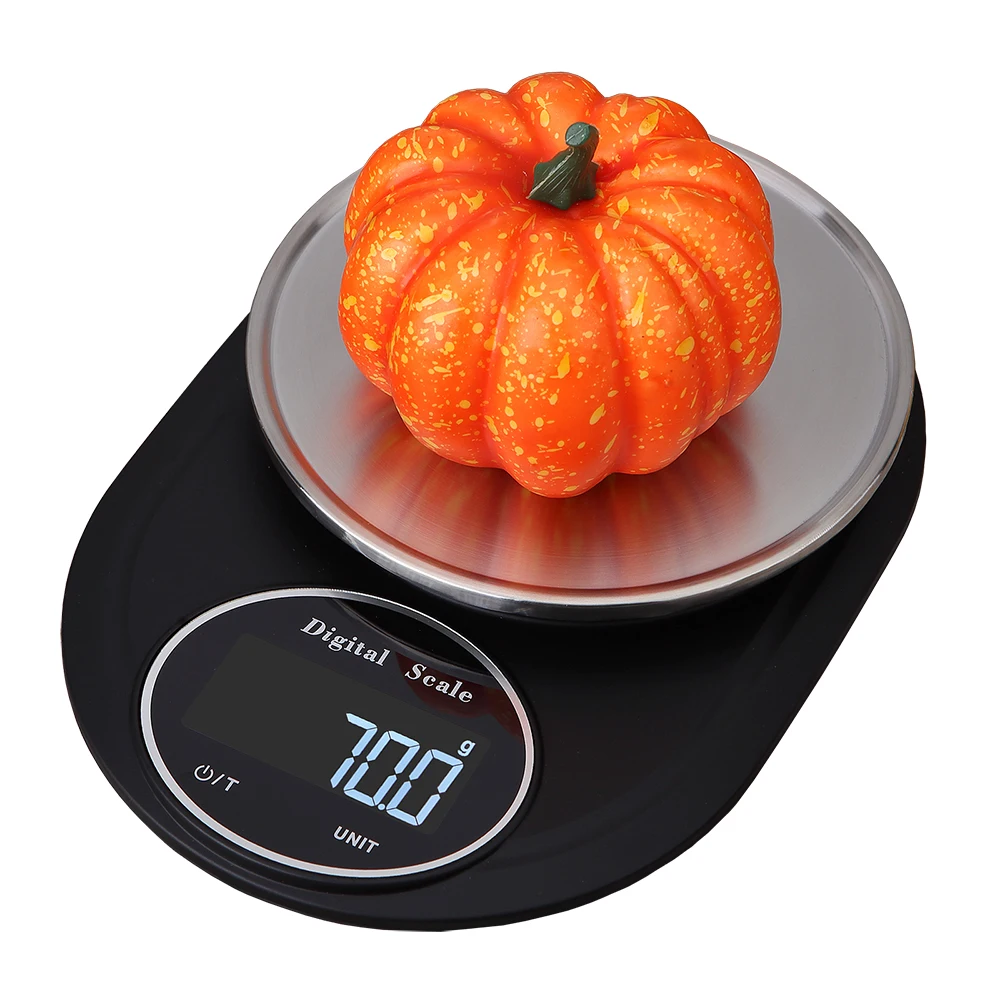 

Household Stainless Steel Kitchen Scale 5Kg/0.1g LCD Digital Measuring Scale Precision Electronic Food Weighing Scale Tool 2019