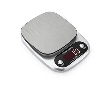 

Digital Kitchen Scale with LED 5KG/1g Display Waterproof Kitchen Scale Portable Mini Weighing balance Electronic Coffee scale