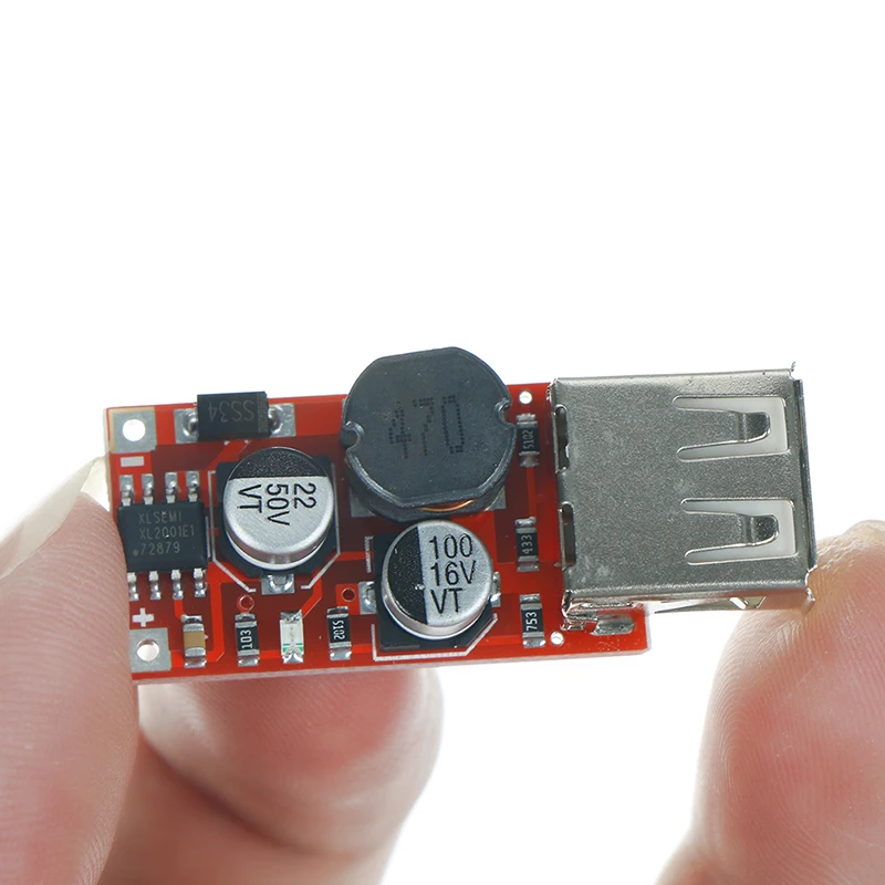

1PCS 6-24V 12V/24V To 5V 3A CAR USB Charger Module DC Buck Step Down Converter 12V 5V Power Supply Module