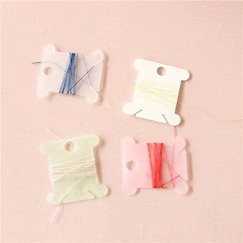

10000pcs 100set Embroidery Floss Craft Plastic Thread Bobbins Stitch Holder board Card Color