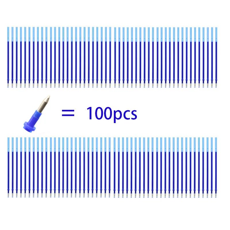 Стираемые резиновые чернила ручка набор стержень моющаяся ручка Волшебная шариковая ручка 0,5 мм синие чернила школьные офисные канцелярские принадлежности