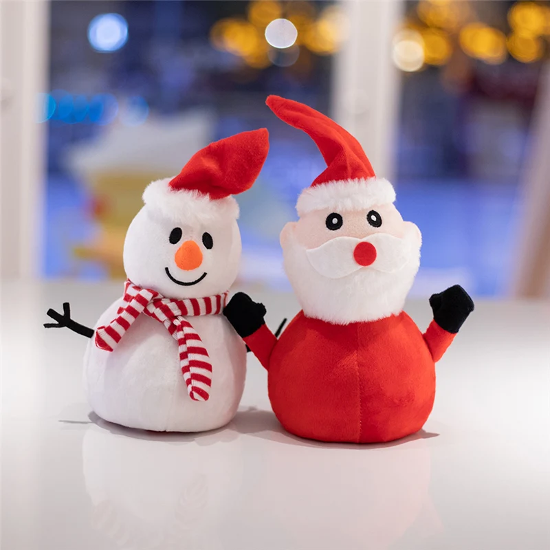 

20cm Super Cute Santa Snowman Doll Christmas Essentials For Children The Best Choice Christmas Doll