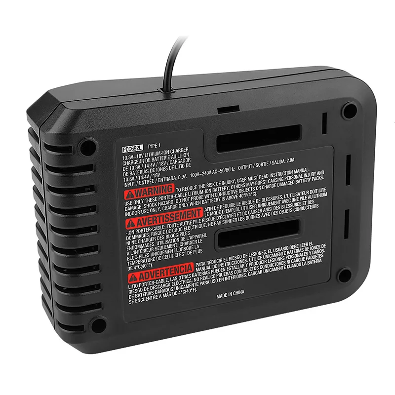 

Black decker 20v charger PCC692L Li-ion Battery Charger Porter Cable Stanley 10.8V 14.4V 18V PCC690L L2AFC FMC690L FMC688L 686L