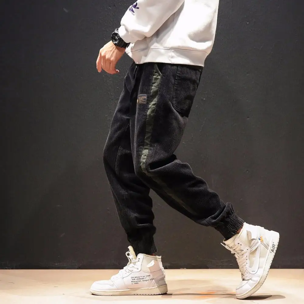 Nueva llegada moda Haz cerrado los pies PANA pantalones hombres cintura elstica; повседневные Панталоны; pantalon homme; 3 цвета; tamao