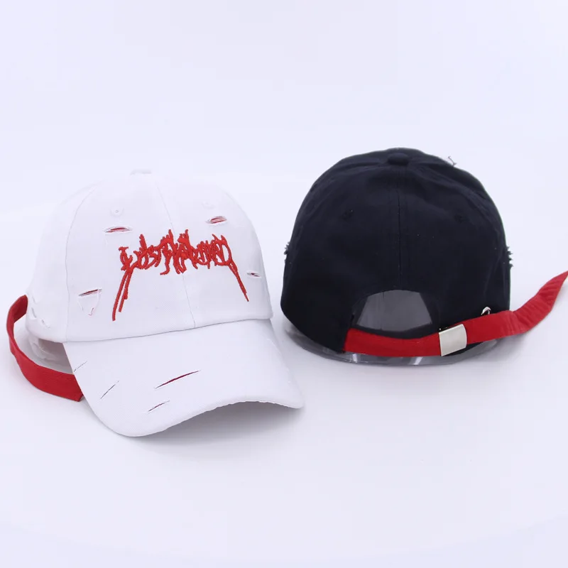 Модные шляпы для папы, бейсболка с надписью, Регулируемая Кепка в стиле хип-хоп для мужчин и женщин, Повседневная Кепка с логотипом черного, белого и красного цветов
