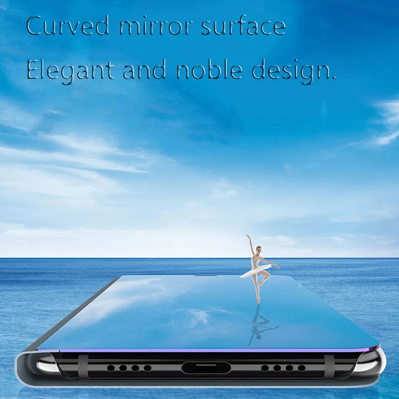 galaxy s22+ clear case Smart Mirror Flip Case For Samsung Galaxy A12 A52 A51 A53 A21s A50 A70 A32 A22 A71 A72 A42 A20e A81 M21 A02 A31 M12 A41 5G Cover cheap galaxy s22+ case