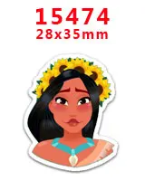 Кабошоны 30 шт мультфильм плоское украшение из смолы pr 16612 - Цвет: 15474