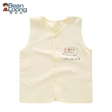 Детский жилет двухслойный жилет для малышей из чистого хлопка Тонкий жилет тонкие топы для маленьких детей, для мужчин и женщин, для крупных детей, на весну и осень