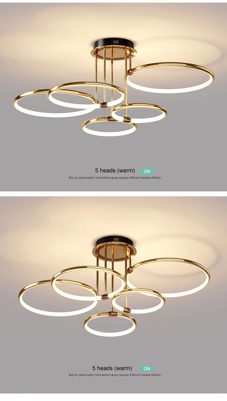 Light luxury living room lamp chandelier headlight simple dining room atmosphere Nordic bedroom lamps ceiling chandelier