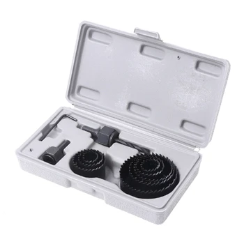 

11pcs Hole Saw Cutting Set Kit Drilling Tool Wood Metal Cutter 19-64mm high qual